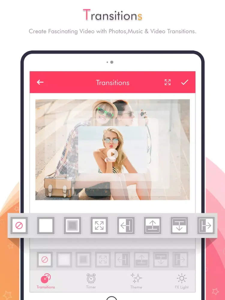 Video Maker Photos with songs iPad  سکرین شاٹس
