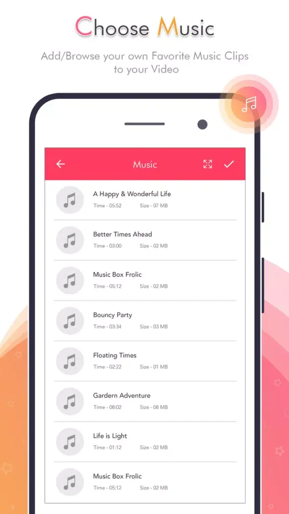 Video Maker Photos with songs سکرین شاٹس