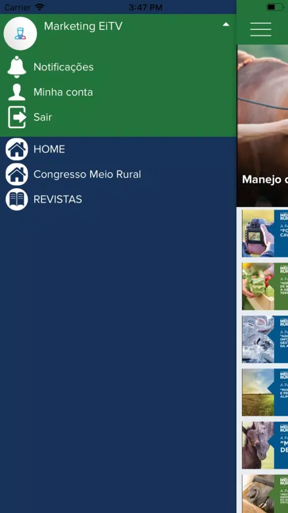 Ảnh chụp màn hình của Meio Rural