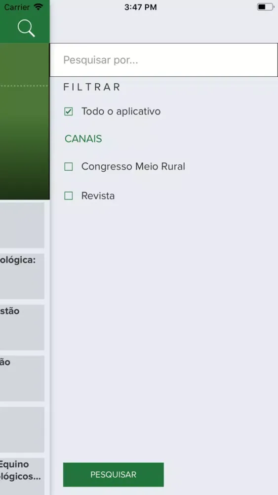Ảnh chụp màn hình của Meio Rural