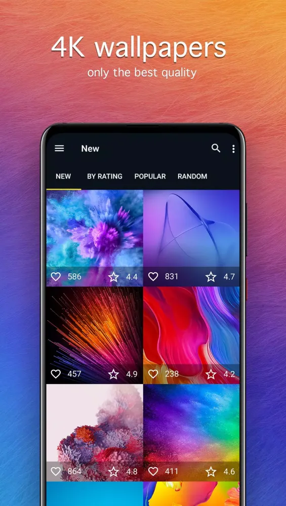 Ảnh chụp màn hình của Wallpapers for Meizu 4K