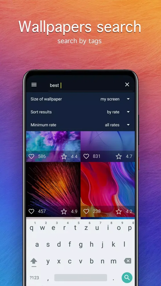 Ảnh chụp màn hình của Wallpapers for Meizu 4K