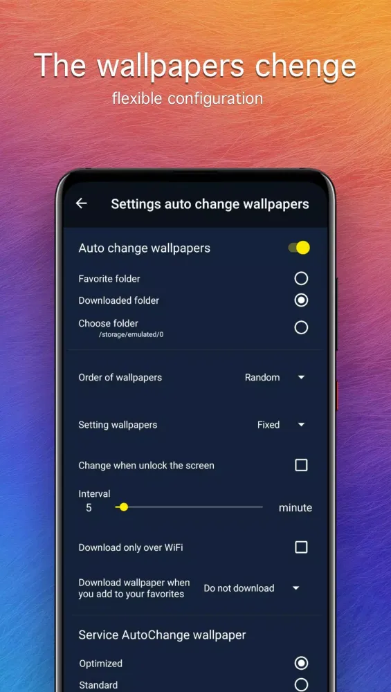 Ảnh chụp màn hình của Wallpapers for Meizu 4K