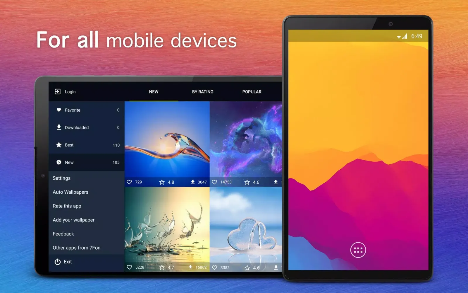 Ảnh chụp màn hình của Wallpapers for Meizu 4K