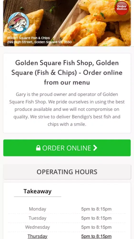 Capturas de pantalla de Golden Square Fish Shop