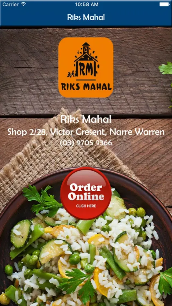 Riks Mahal Indian Restaurant स्क्रीनशॉट