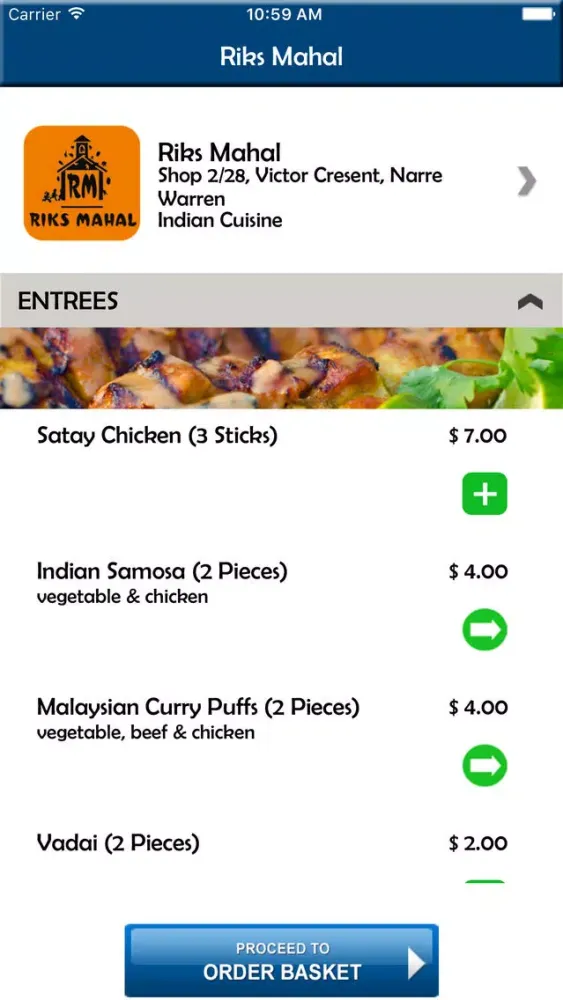 Riks Mahal Indian Restaurant स्क्रीनशॉट