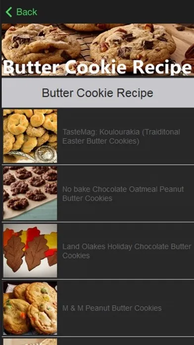 Butter Cookie Recipe Screenshots