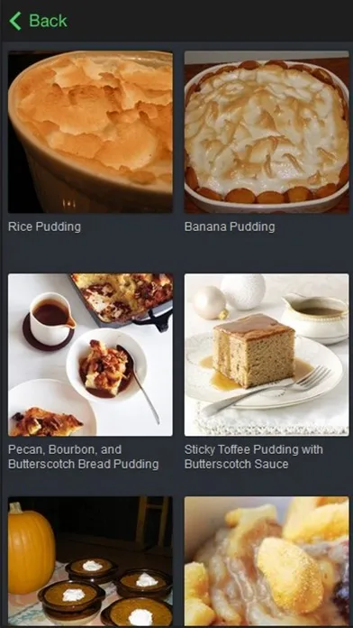 Capturas de tela do Easy Pudding Recipe Free