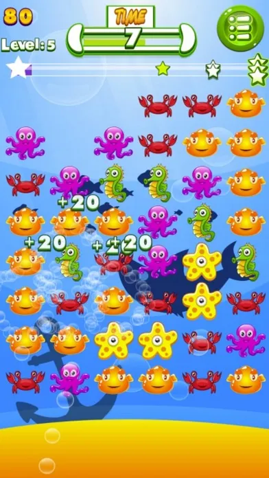 Capturas de tela do SEA Match Puzzle Game - Underwater World