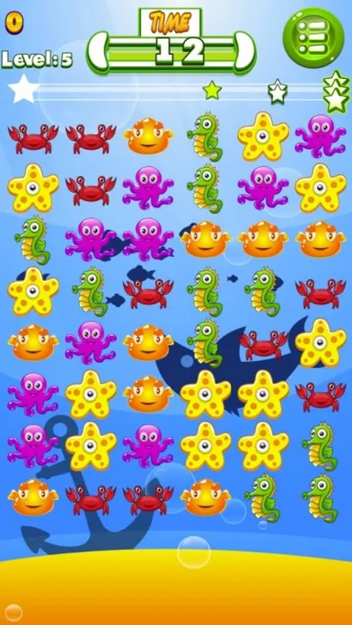 Capturas de tela do SEA Match Puzzle Game - Underwater World
