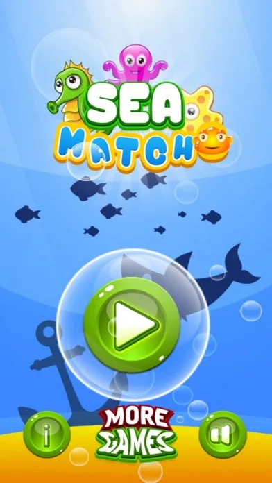 Capturas de tela do SEA Match Puzzle Game - Underwater World