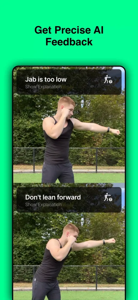 Screenshot di AI Boxing Coach