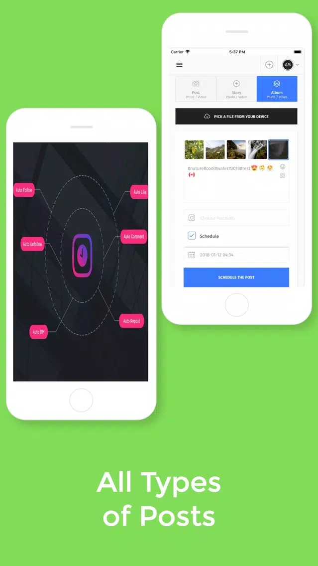 Скриншоты Autogram - Tool for Instagram