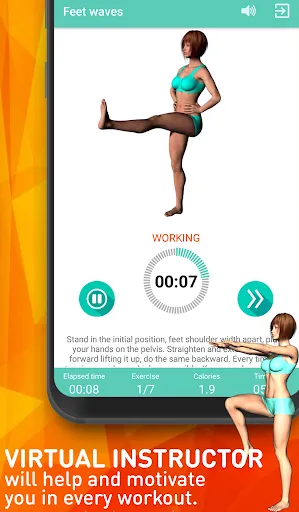 Aerobics workout at home Screenshots