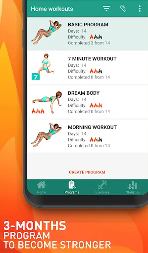 Home workouts & Gymnastics Screenshots