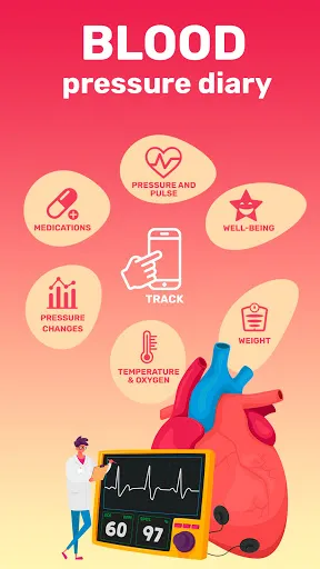 Ảnh chụp màn hình của Blood Pressure－Cardio journal