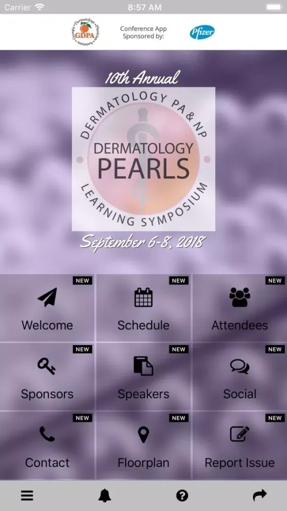 Capturas de pantalla de Dermatology PEARLS Conference