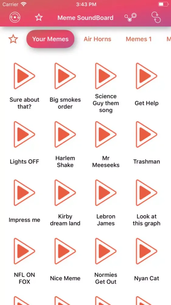 ภาพหน้าจอของ Meme Soundboard - MLG Edition