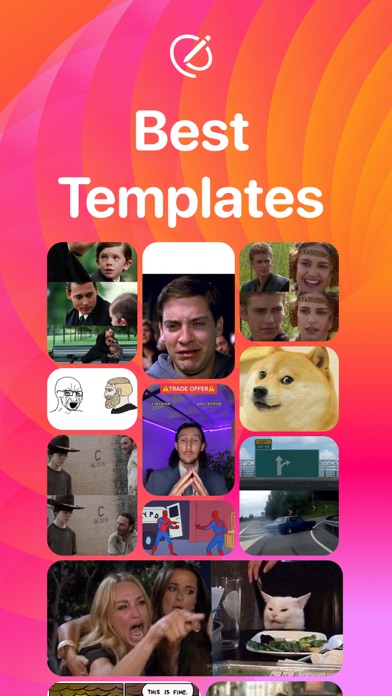 Tangkapan layar GoMemes・meme creator・generator