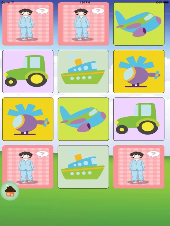 משחק הזיכרון iPad  Ekran Görüntüleri