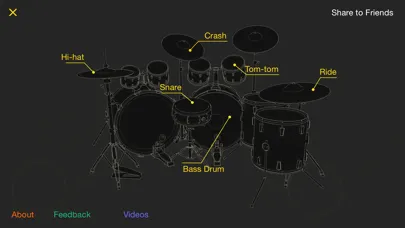 Tangkapan skrin PlayDrum