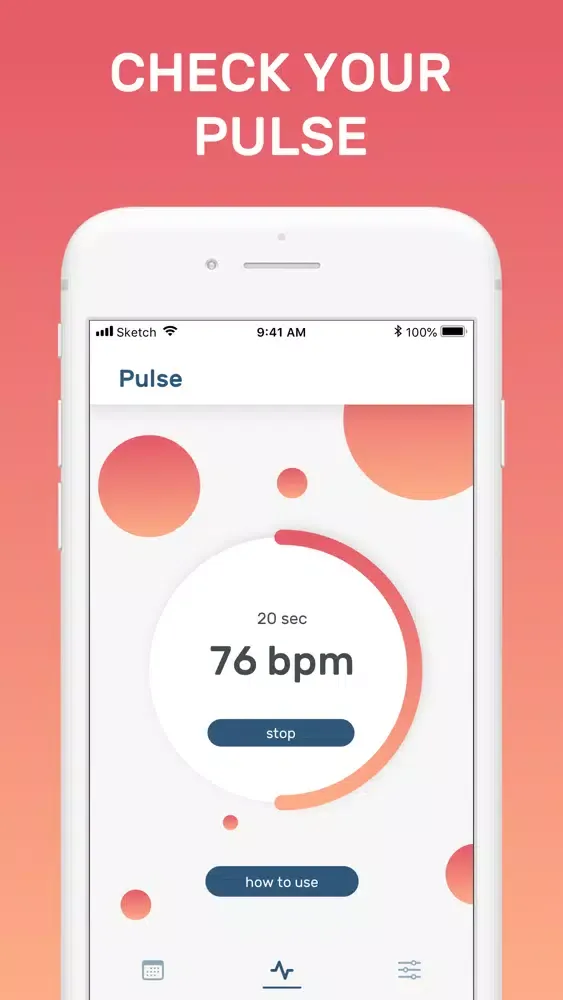 Capturas de pantalla de PulsoMetr. Heart rate checker