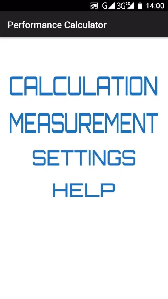Performance Calculator Ekran Görüntüleri