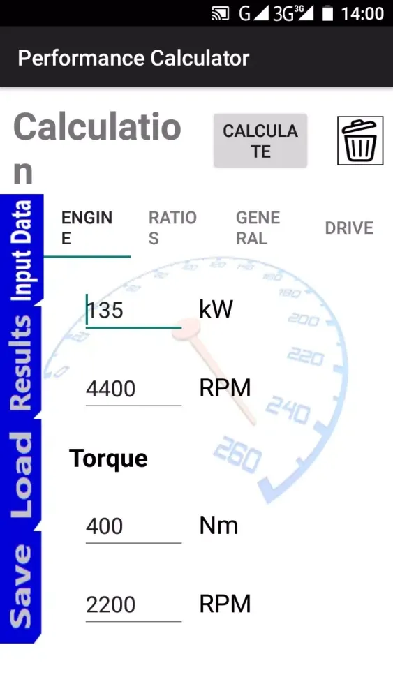 Performance Calculator Ekran Görüntüleri