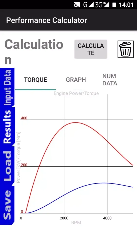 Performance Calculator Ekran Görüntüleri
