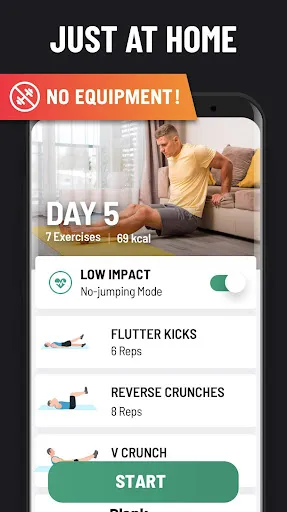 ภาพหน้าจอของ Lose Weight App for Men
