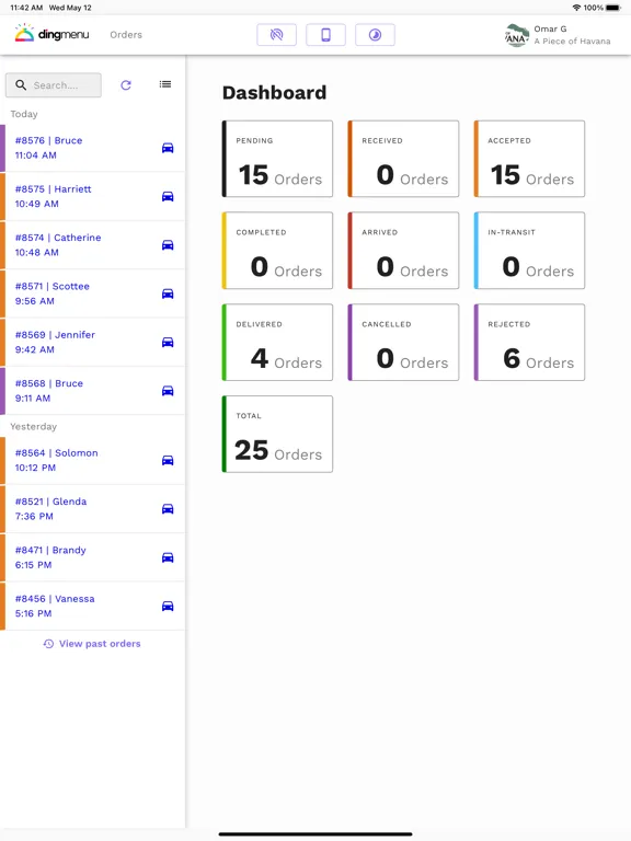 Ding Admin iPad  স্ক্রিনশট
