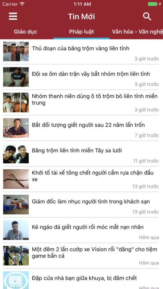 Screenshot di Tin Mới - Đọc báo mạng, tin tức tổng hợp