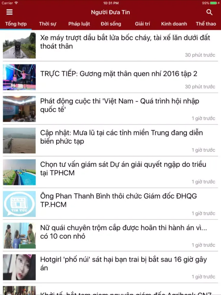 صور Báo Mạng 24h - Đọc báo mới, tin tức online iPad 