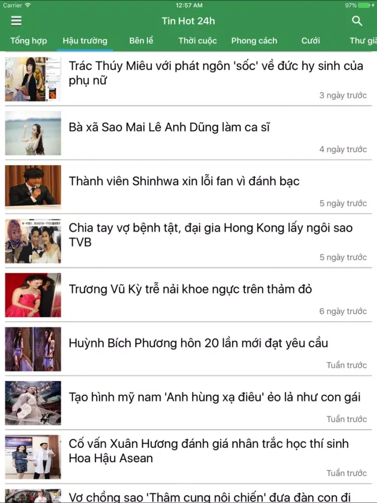 Tin Hot 24h - Đọc báo mới, tin tức online iPad  スクリーンショット