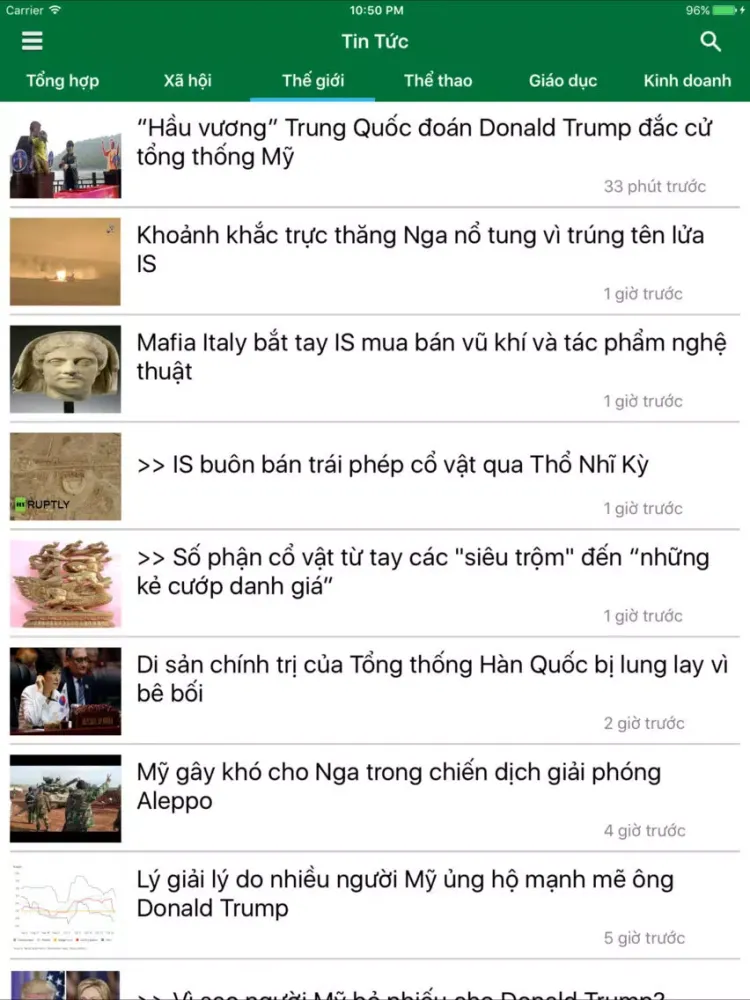 Zrzuty ekranu Dan Tri - Tin Nhanh Tong Hop iPad