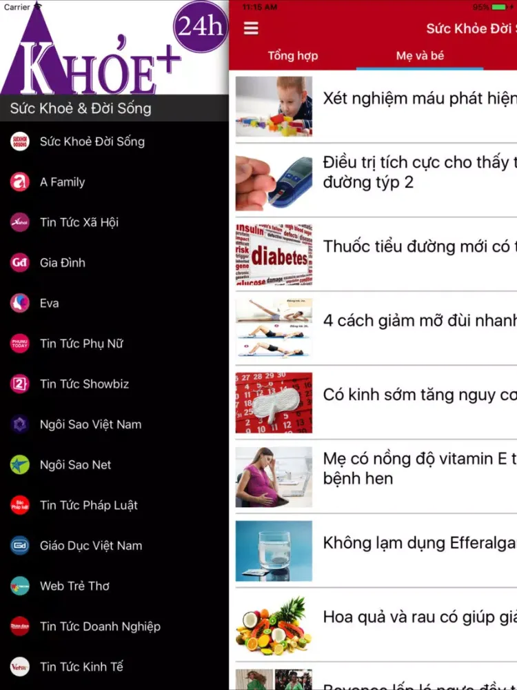 Capturas de tela do Sức Khoẻ và Đời Sống iPad 