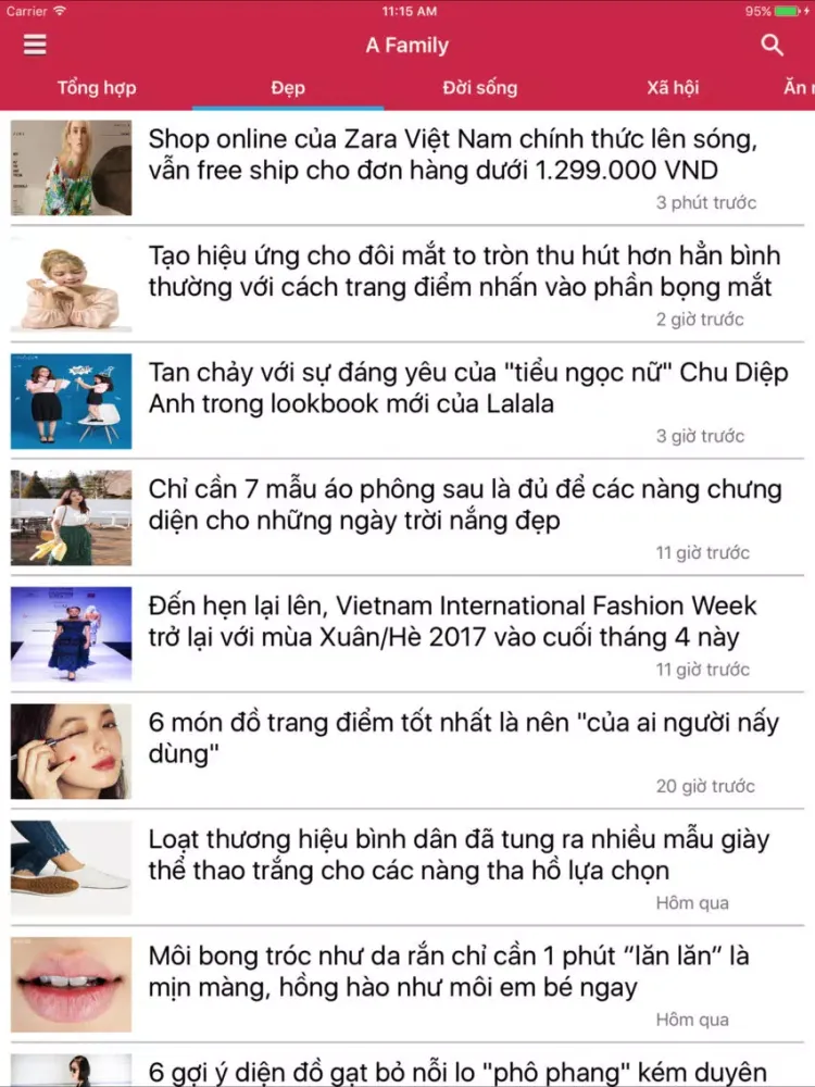 Capturas de tela do Sức Khoẻ và Đời Sống iPad 
