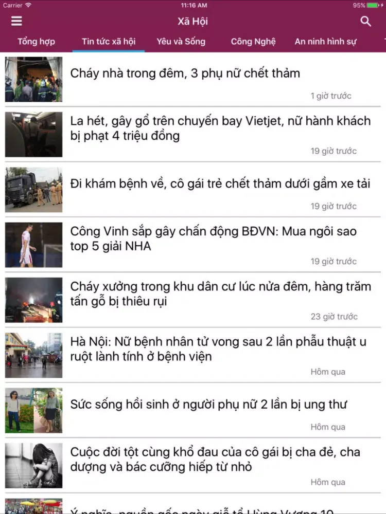 Capturas de tela do Sức Khoẻ và Đời Sống iPad 