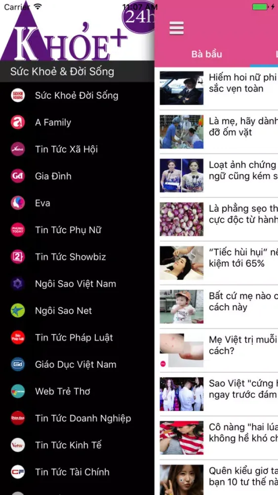 Capturas de tela do Sức Khoẻ và Đời Sống