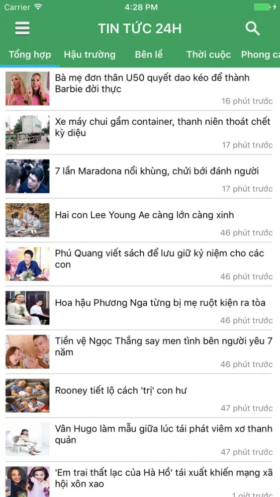 Tangkapan layar Tin Tức 24h - Đọc báo online, tin mới tổng hợp