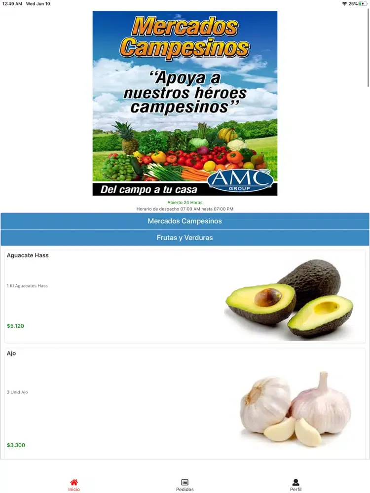 تصاویر Mercados Campesinos iPad 