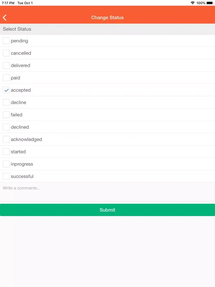 Zrzuty ekranu Eat It Order Taking App iPad 