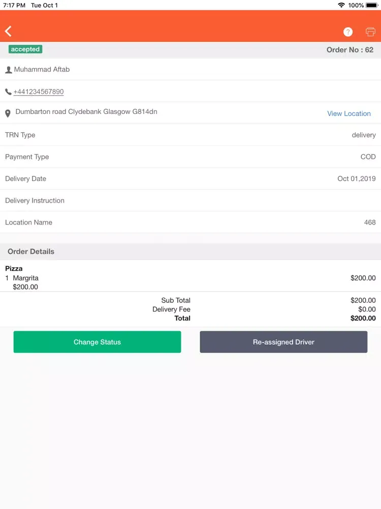 Zrzuty ekranu Eat It Order Taking App iPad 