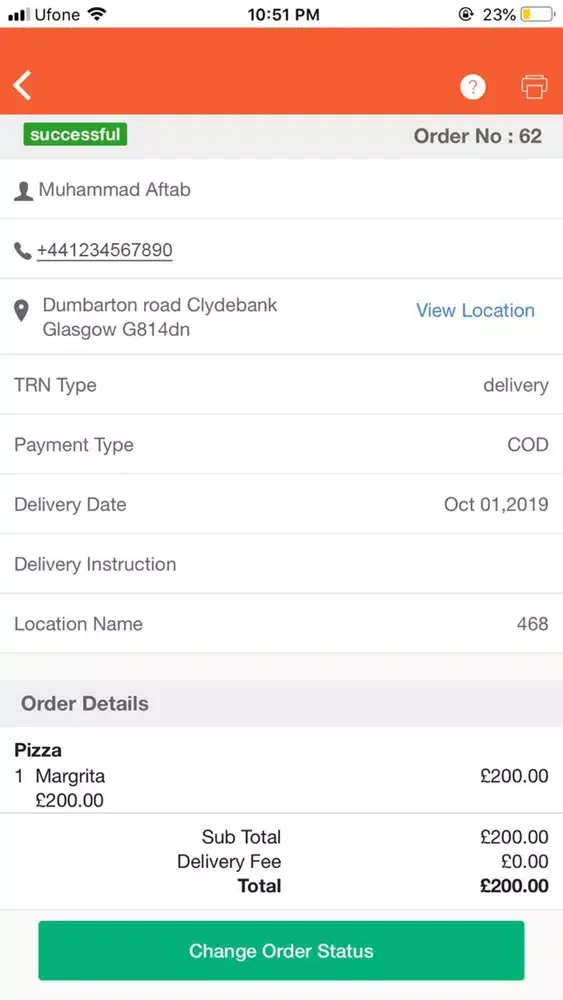 Zrzuty ekranu Eat It Order Taking App