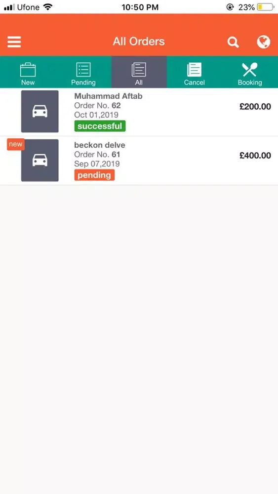 Zrzuty ekranu Eat It Order Taking App