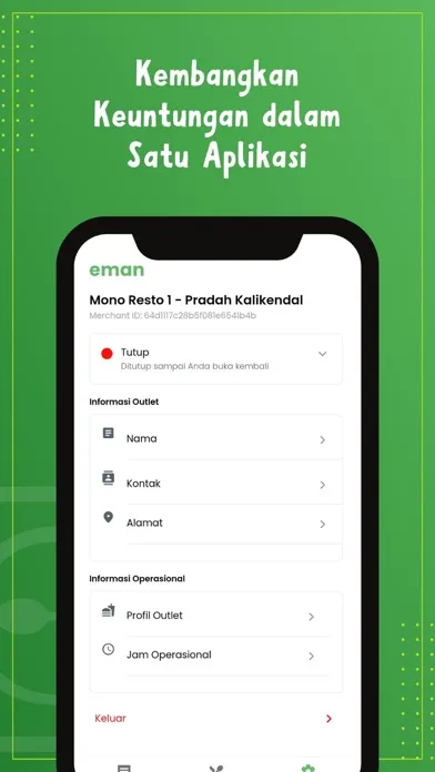 Screenshot di Eman - Merchant