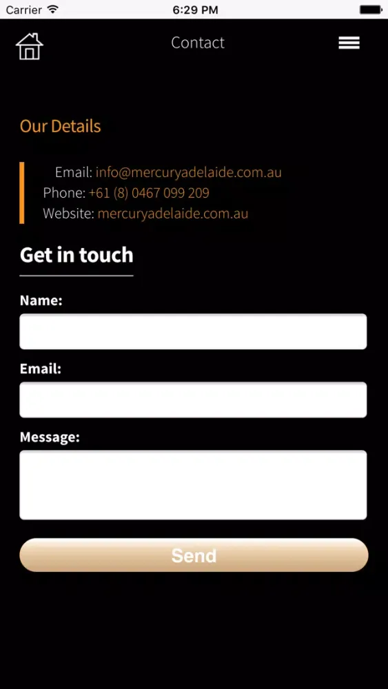 Screenshot di Mercury Adelaide