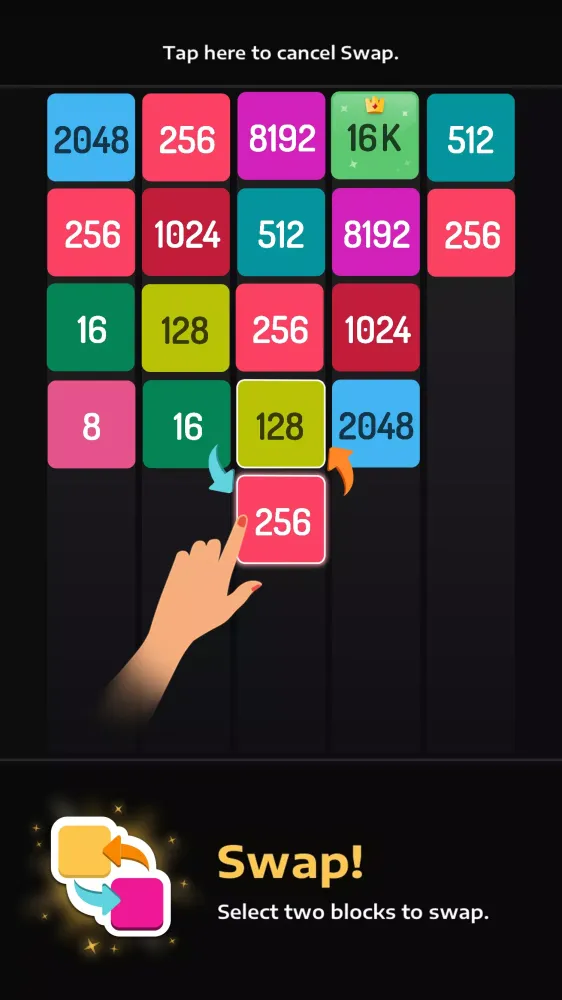 2048 Merge Games - M2 Blocks Ekran Görüntüleri