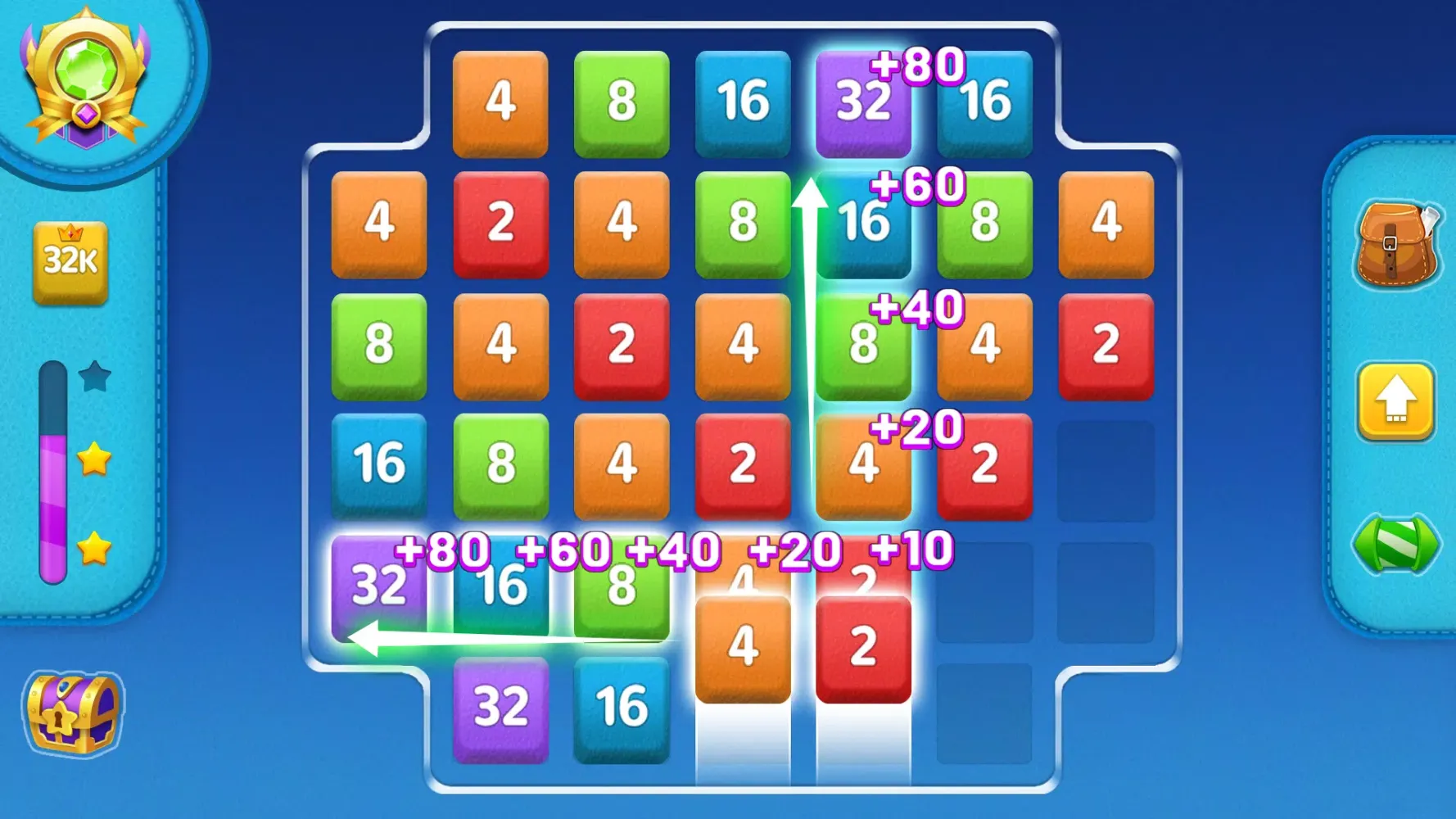Zrzuty ekranu Merge Blocks: 2048 Game